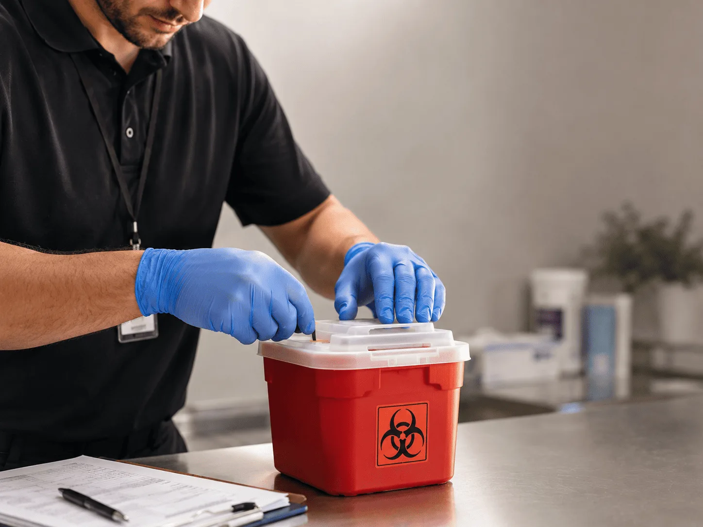 Why choose Sharps Waste Disposal in Fanshawe, OK